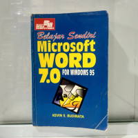 Image of Belajar Sendiri Microsoft Word 7.0 For Windows 95