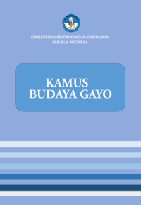 Image of ebook Kamus Budaya Gayo