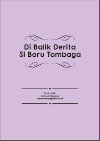 Image of ebook Di Balik Derita Si Boru Tombaga