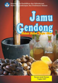 Image of ebook JAMU GENDONG SOLUSI SEHAT TANPA OBAT