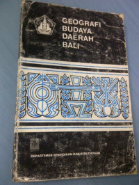 Geografi Budaya Daerah Bali