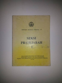 Seksi Prasejarah I